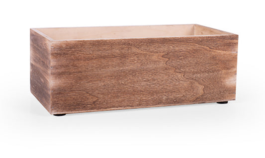 Wooden flower vase for rustic or eco-friendly decoration